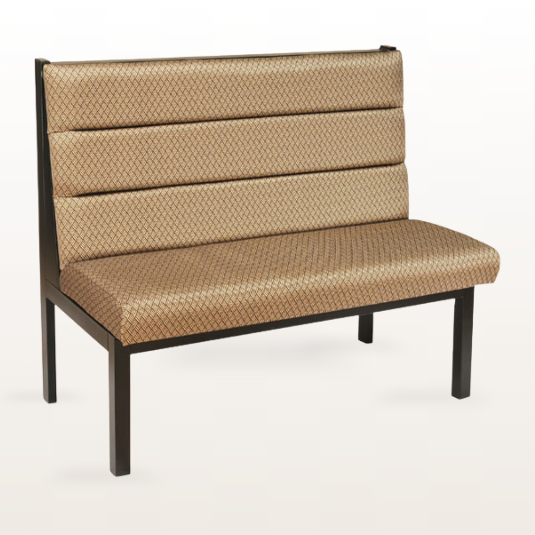 MODERN STEEL DINING BENCH 1200MM