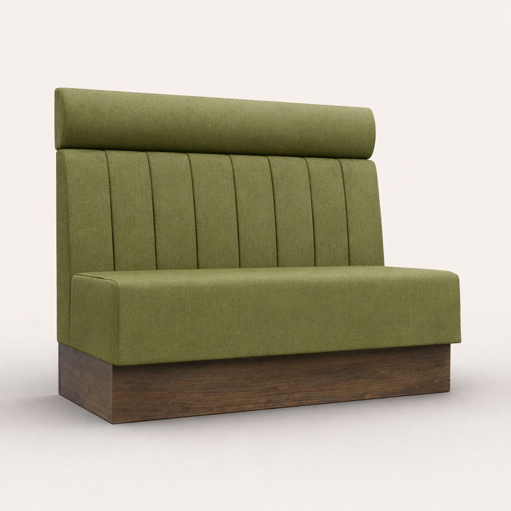 KP Seating Ltd_Vertical Flute Roll Top_ Banquette Seating