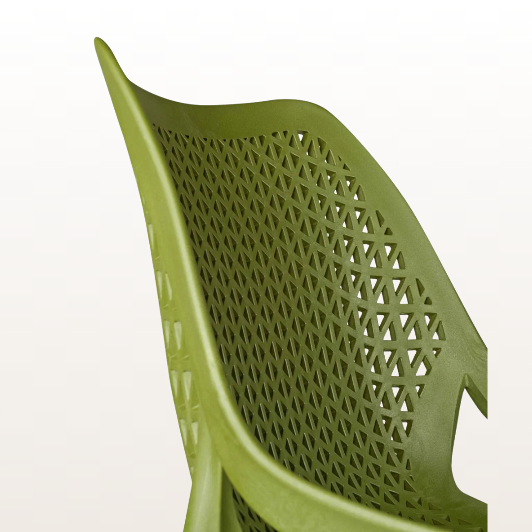 Genoa Side Chair (Olive) - Detail View