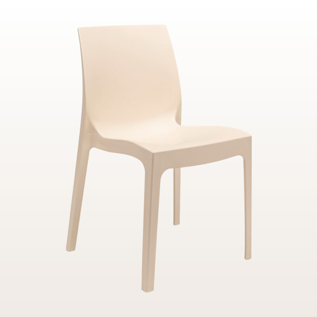 STRATA POLYPROPYLENE CHAIRS - Vanilla Cream