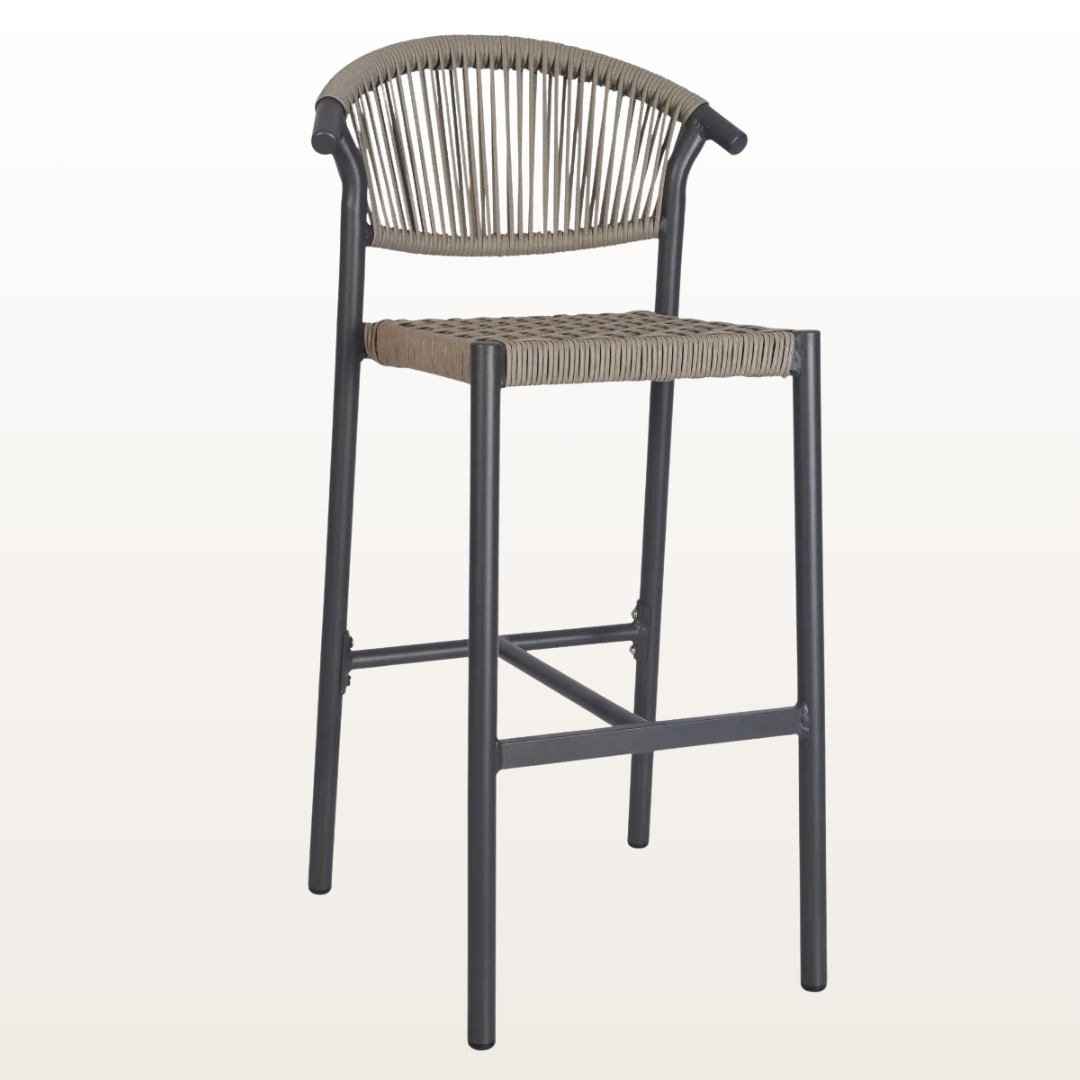 Barcelona High Stool (Grey)