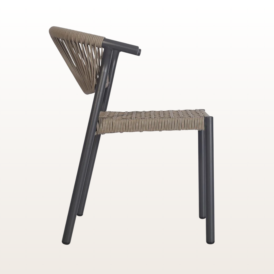 Barcelona Side Chair-Side View