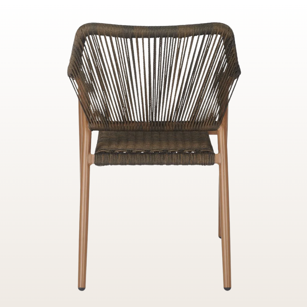 Valencia Armchair (Bronze)-Back View
