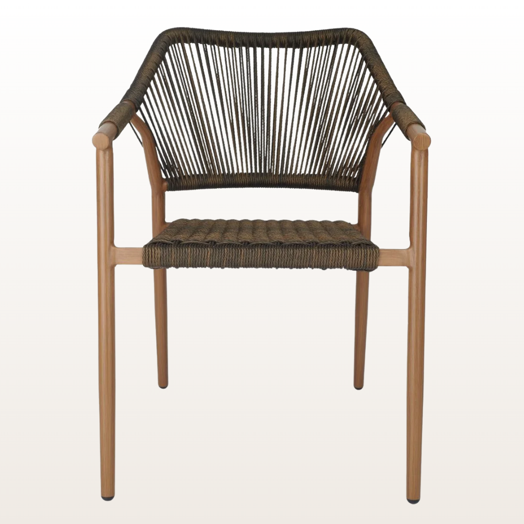 Valencia Armchair (Bronze)_Front View