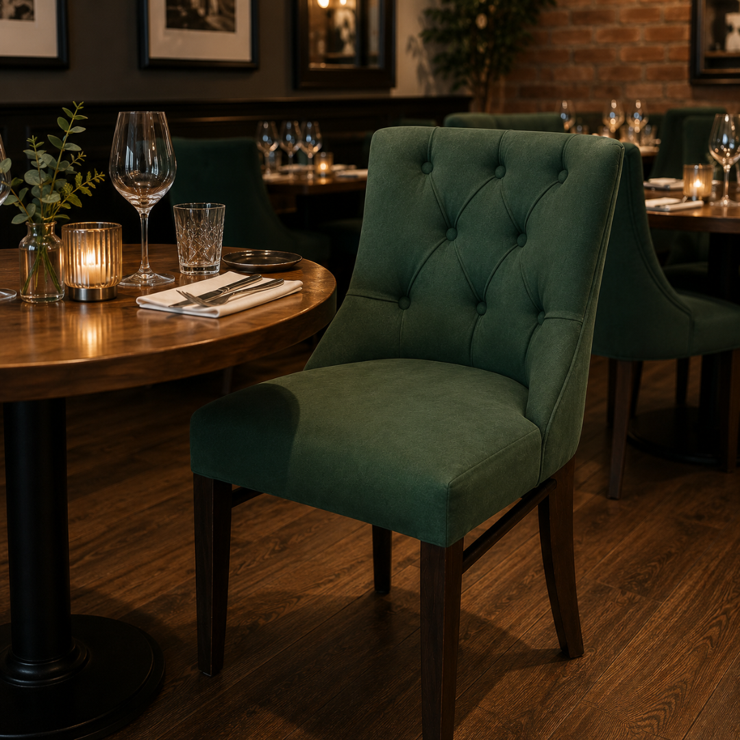 Repton Deep Button Back Side Chair
